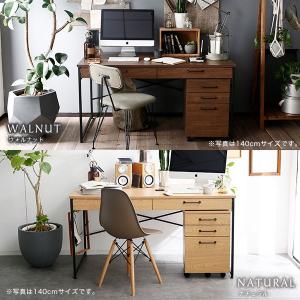 デスク パソコンデスク 机 幅120cm ライ...の詳細画像2