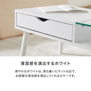 ローテーブル ガラス センターテーブル おしゃ...の詳細画像5