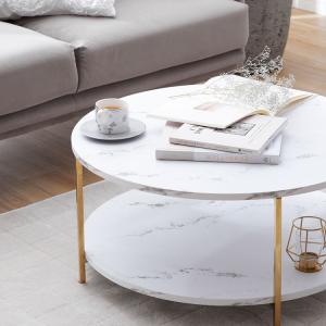 ローテーブル 丸テーブル テーブル ラウンドテ...の詳細画像1