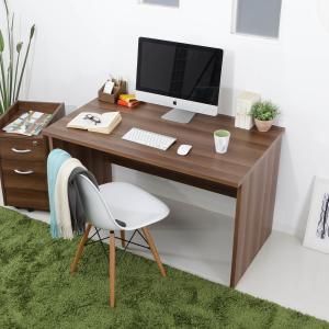 デスク パソコンデスク 机 幅120cm ライティング オフィス PC おしゃれ 木製 事務机 ワーク 省スペース リモート テレワーク 在宅勤務 ロウヤ (hb)