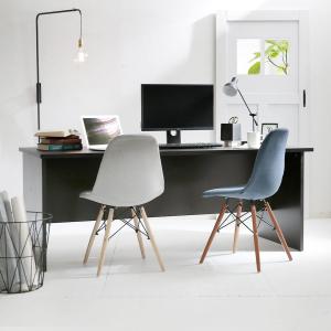 デスク パソコンデスク 机 幅180cm ライティング オフィス PC おしゃれ 木製 事務机 ワーク 省スペース リモート テレワーク 在宅勤務 ロウヤ (hb)