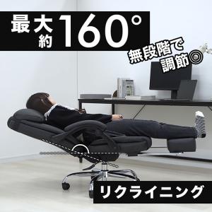 オフィスチェア 肘付 ハイバック リクライニン...の詳細画像5