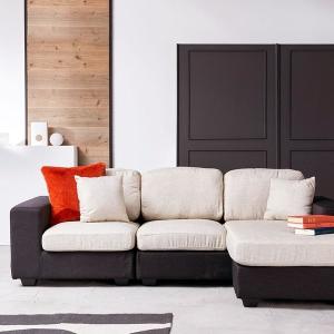 ソファー ソファ 3人掛け 三人 カウチ コーナー コーナー ローソファ L字 デザイナーズ モダン ポケットコイル おしゃれ ロウヤ LOWYA (hb)