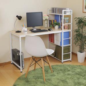 デスク パソコンデスク 机 幅120cm ライ...の詳細画像1