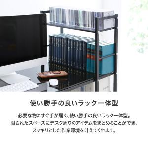 デスク パソコンデスク 机 幅120cm ライ...の詳細画像3