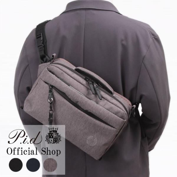 PID公式 ピー・アイ・ディー メンズ レディース  2WAYボディバッグ PAN223 コーデュラ...