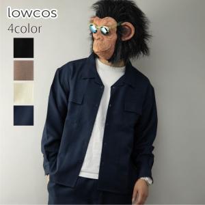 オープンカラーシャツ メンズ 麻ライク フェイクリネン オーバーシャツ ビッグシャツ 開襟シャツ 長袖 フェイクリネンシャツ 麻タッチシャツ