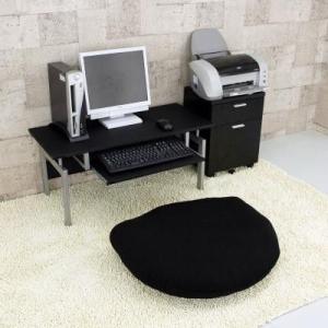 パソコンデスク　ロータイプ　黒 CT-2650BK