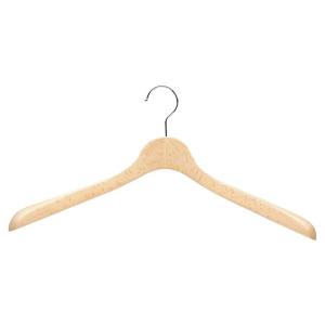 日本製 木製ハンガーメンズ用 クリア 5本セット T 5270 肩幅46cm 肩