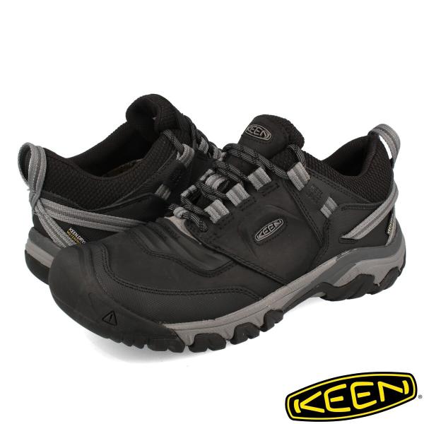 KEEN RIDGE FLEX WP キーン リッジ フレックス ウォータープルーフ BLACK/M...