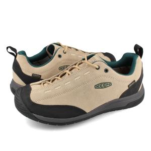 KEEN MEN JASPER II WP キーン ジャスパー II ウォータープルーフ メンズ ローカット SAFARI/SEA MOSS ベージュ 1027176｜lowtex-plus