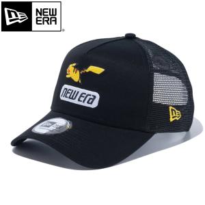 NEW ERA 9FORTY A-Frame TRUCKER POKEMON PIKACHU ニューエラ 9FORTY Aフレーム トラッカー ポケモン ピカチュウ メンズ レディース BLACK ブラック 14124342