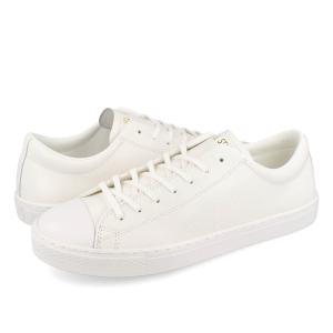 スニーカー レディース メンズ コンバース レザー オールスター クップ OX CONVERSE LEATHER ALL STAR COUPE OX WHITE 31301810｜lowtex-plus