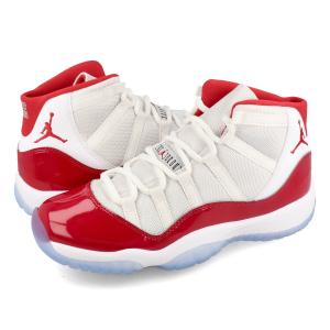 NIKE AIR JORDAN 11 RETRO GS CHERRY ナイキ エア ジョーダン 11 レトロ GS チェリー WHITE/VARSITY RED/BLACK ホワイト レッド｜lowtex-plus