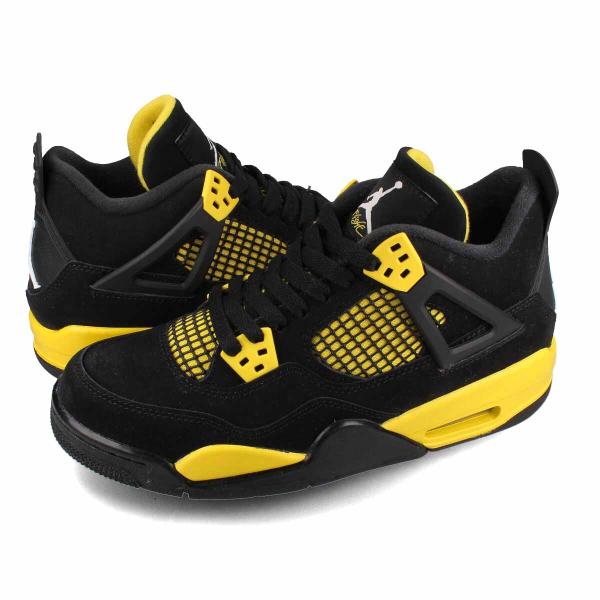 NIKE AIR JORDAN 4 RETRO GS 【THUNDER】 ナイキ エア ジョーダン ...