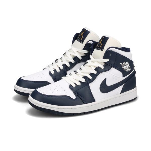 NIKE AIR JORDAN 1 MID ナイキ エア ジョーダン 1 ミッド WHITE/MET...