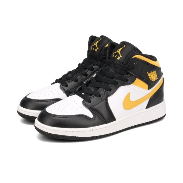 NIKE AIR JORDAN 1 MID GS 【UNIVERSITY GOLD】 ナイキ エア ...