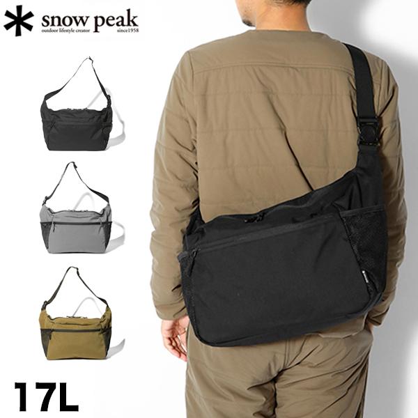 SNOW PEAK EVERYDAY USE MIDDLE SHOULDER BAG 17L スノー...