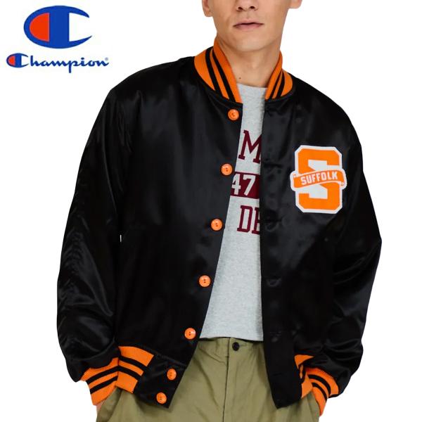 CHAMPION SATIN JACKET 【TRUE TO ARCHIVES】 チャンピオン サテ...