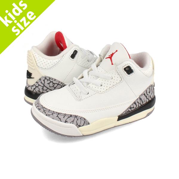 NIKE AIR JORDAN 3 RETRO TD 【WHITE CEMENT REIMAGINE...