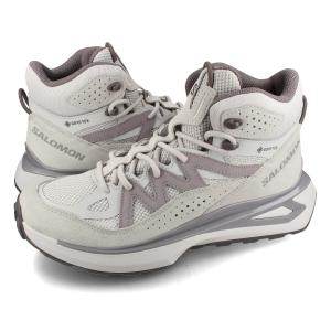 SALOMON ODYSSEY ELMT MID GTX サロモン オデッセイ ELMT ミッド ゴアテックス メンズ METAL/LUNAR ROCK/PLUM KITTEN ホワイト l47362000｜lowtex-plus