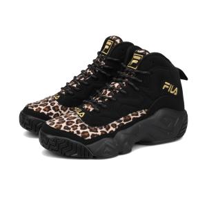 FILA MASHBURN LEOPARD フィラ マッシュバーン レオパード メンズ レディース BLACK/LEOPARD/GOLD ブラック MFW25057-014