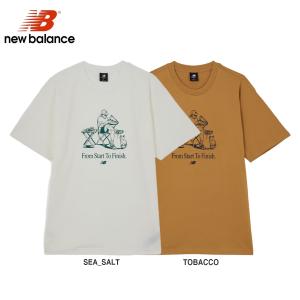 NEW BALANCE NB CAF NB S/S TEE ニューバランス NB CAF NB ショートスリーブ Tシャツ ホワイト ブラウン mt31560