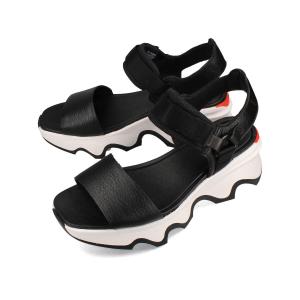 SOREL KINETIC IMPACT Y-STRAP HIGH SANDAL ソレル キネティックインパクトワイストラップハイサンダル レディース BLACK/SEA SALT ブラック nl4962-010｜lowtex-plus