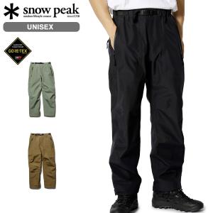 SNOW PEAK GORE-TEX RAIN PANTS スノーピーク ゴアテックス レイン パンツ 防水 メンズ レディース PA-24SU002｜lowtex-plus