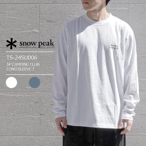 SNOW PEAK SP CAMPING CLUB LS T スノーピーク SP キャンピング クラブ 長袖 Tシャツ メンズ レディース TS-24SU006【追跡可能メール便・日時指定不可】｜lowtex-plus