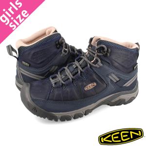 KEEN WOMEN TARGHEE III MID WP キーン ターギー 3 ミッド ウォータープルーフ レディース ハイカット 防水 VINTAGE INDIGO/PEACHY KEEN ブルー 青 1026863