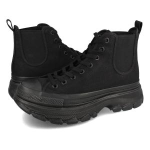 CONVERSE ALL STAR (R) TREKWAVE SIDEGORE HI コンバース オールスター トレックウエーブ サイドゴア HI メンズ レディース BLACK/BLACK ブラック 31310220｜LOWTEX