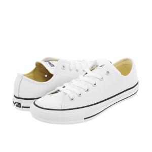 スニーカー メンズ レディース コンバース レザー オールスター OX ローカット ホワイト 白 定番 CONVERSE LEA ALLSTAR OX WHITE 32143480