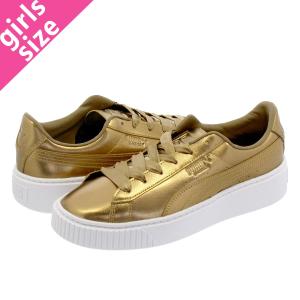 PUMA BASKET PLATFORM LUXE プーマ バスケット プラットフォーム ラグジュアリー ウィメンズ ERMINE/ERMINE 366687-02