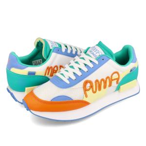 PUMA FUTURE RIDER MR DOODLE プーマ フューチャー ライダー ミスター ドゥードゥル WHITE/YELLOW MARINEPEAR/ULTRA MARINE 375790-01