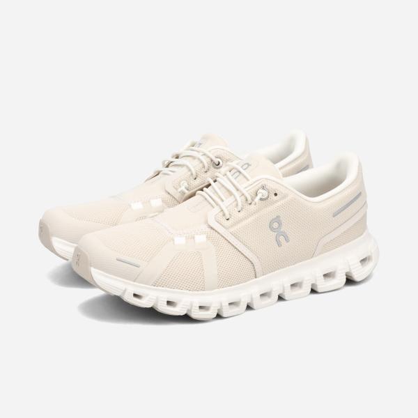 ON CLOUD 6 (W) オン クラウド 6 レディース PEARL/WHITE ベージュ 3W...