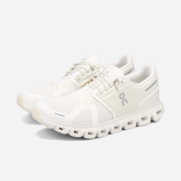 ON CLOUD 6 (W) オン クラウド 6 レディース WHITE/WHITE ホワイト 3W...