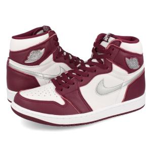 【ビッグサイズ】 NIKE AIR JORDAN 1 RETRO HIGH OG ナイキ エア ジョーダン 1 レトロ ハイ OG BORDEAUX/WHITE/METALLIC SILVER 555088-611｜lowtex