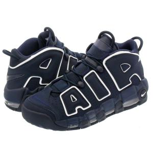 スニーカー メンズ ナイキ モア アップ テンポ 96 NIKE AIR MORE UPTEMPO 96 OBSIDIAN/OBSIDIAN/WHITE