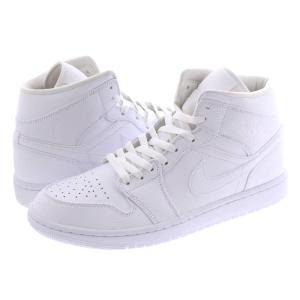 【ビッグ・スモールサイズ】 NIKE AIR JORDAN 1 MID ナイキ エア ジョーダン 1 ミッド WHITE/WHITE 554724-110