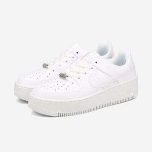 NIKE WMNS AIR FORCE 1 SAGE LOW ナイキ ウィメンズ エアフォース 1 セージ ロー  WHITE/WHITE/WHITE ar5339-100｜LOWTEX