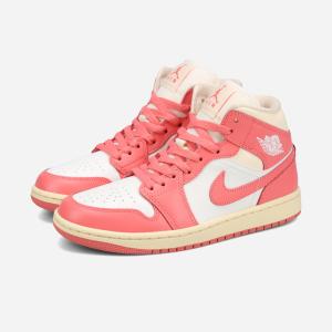 WMNS AIR JORDAN 1 MID "GUAVA ICE" BQ6472-109 （セイル/グアバアイス/モスリン/ピンクソルト）の商品画像