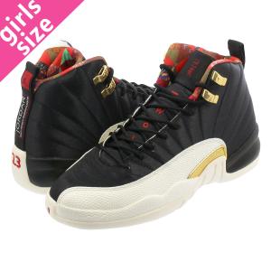 NIKE AIR JORDAN 12 RETRO GS 【CHINESE NEW YEAR】 ナイキ エア ジョーダン 12 レトロ GS BLACK/SAIL/METALLIC bq6497-006｜lowtex