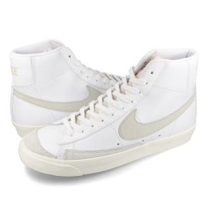 NIKE BLAZER MID 77 VINTAGE ナイキ ブレーザー ミッド 77 ビンテージ メンズ WHITE/SAIL/LIGHT BONE ホワイト bq6806-106｜lowtex