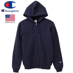 Champion◇赤単タグ/復刻/ジップパーカー/M/コットン/GRY/C5-U102