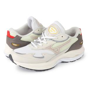 MIZUNO WAVE RIDER B ミズノ ウエーブ ライダー B メンズ ローカット WHITE/GREIGE ホワイト D1GA331101｜lowtex