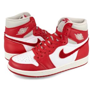 NIKE WMNS AIR JORDAN 1 RETRO HIGH OG 【NEWSTALGIA】 ナイキ ウィメンズ エア ジョーダン 1 レトロ ハイ OG LIGHT IRON ORE/VARSITY RED/SAIL dj4891-061｜LOWTEX