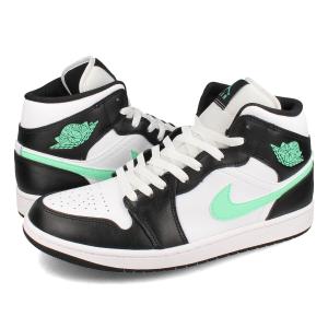 NIKE AIR JORDAN 1 MID ナイキ エア ジョーダン 1 ミッド メンズ WHITE/BLACK/GREEN GLOW ホワイト DQ8426-103