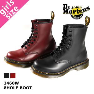 ドクターマーチン レディース 8ホール ブーツ Dr.Martens 8HOLE BOOT 1460W BLACK(11821006)/ CHERRY(11821600)
