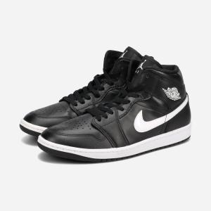 WMNS AIR JORDAN 1 MID "BLACK WHITE" DV0991-001 （ブラック/ブラック/ホワイト）の商品画像